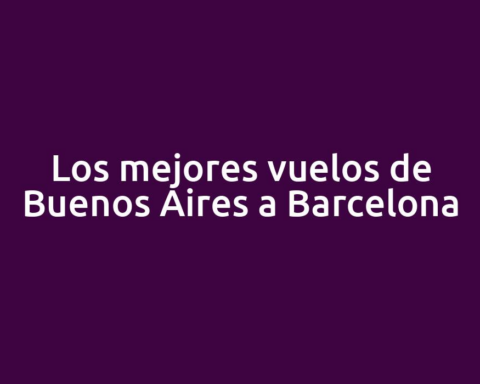 Los mejores vuelos de Buenos Aires a Barcelona