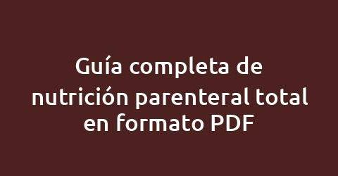 Guía completa de nutrición parenteral total en formato PDF